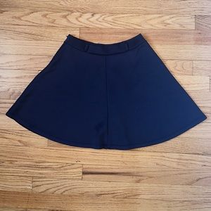 NAVY BLUE SKIRT • SKATER SKIRT • HIGH WAISTED SKIRT